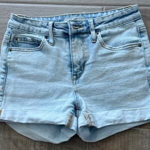 Copper Key Light Blue Jean Shorts